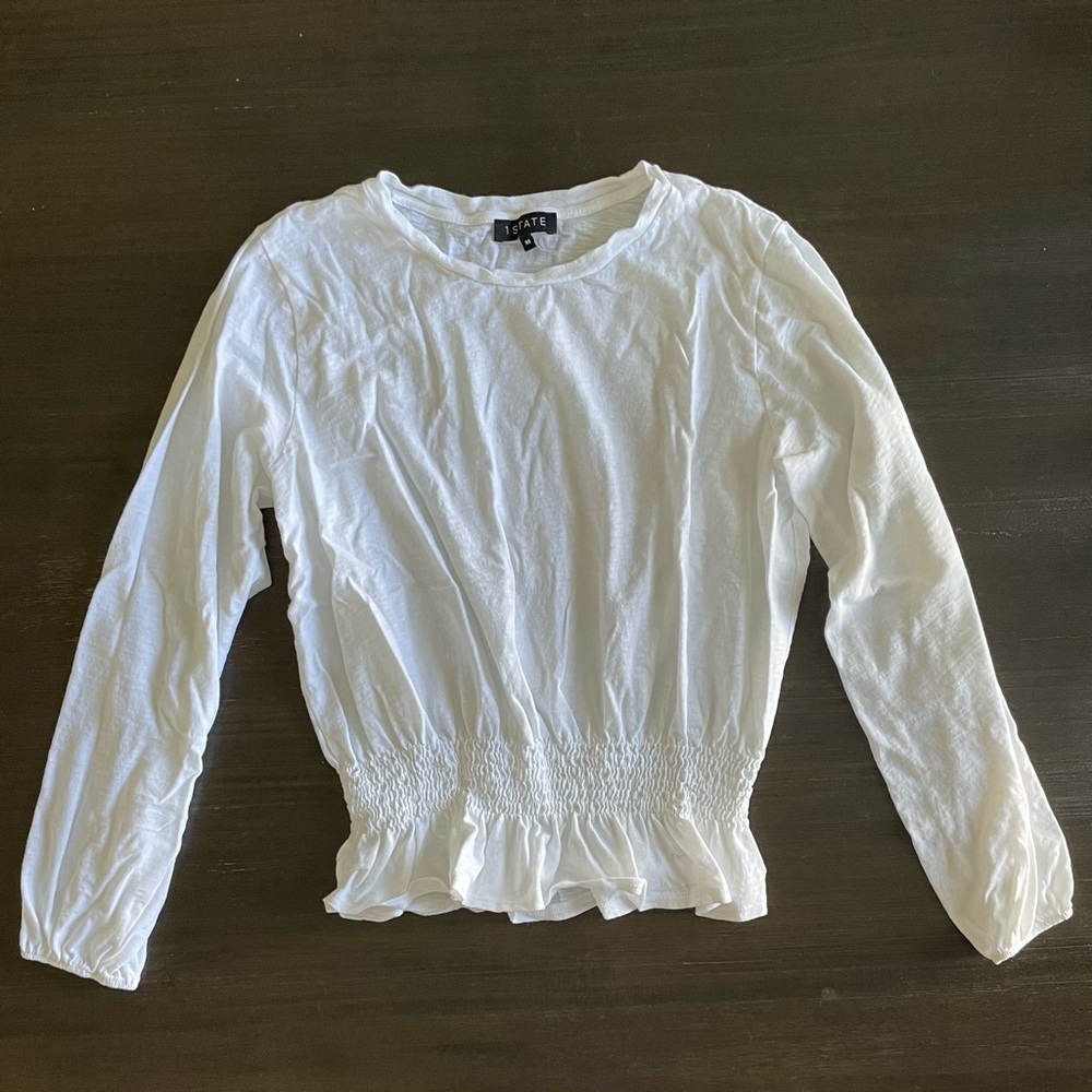 1 State Long Sleeve Peasant Style Shirt